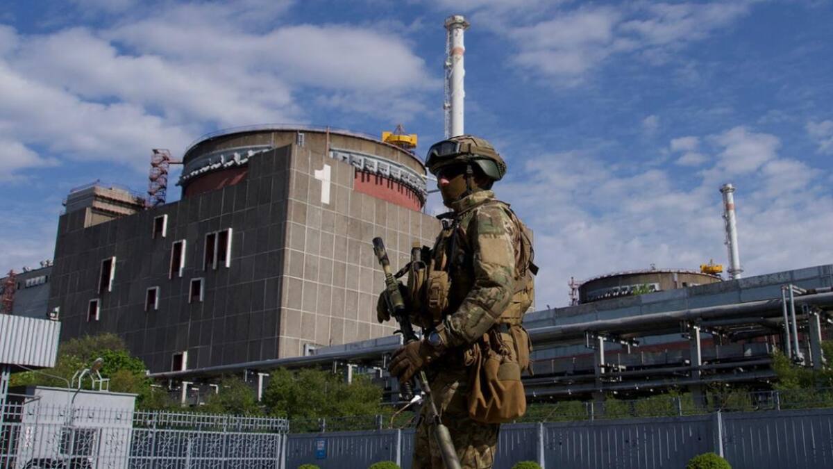 Central nuclear de Zaporiyia. Foto: Télam.