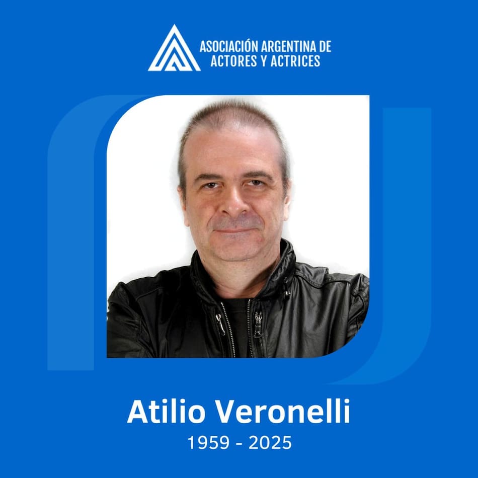Atilio Veronelli. Foto: Asociación Argentina de Actores y Actrices