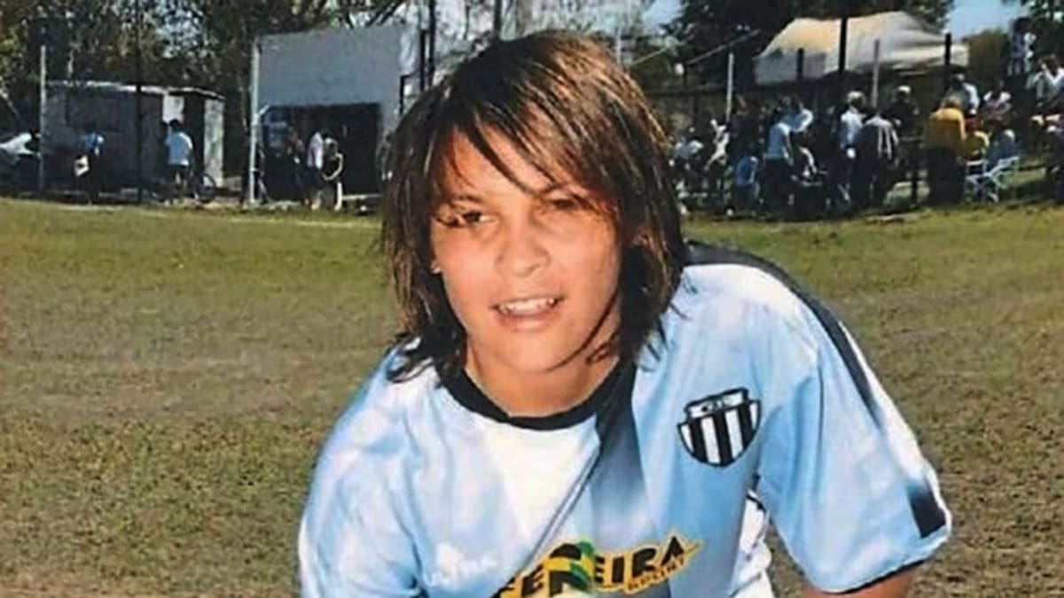 Lautaro Martínez en Liniers de Bahía Blanca.