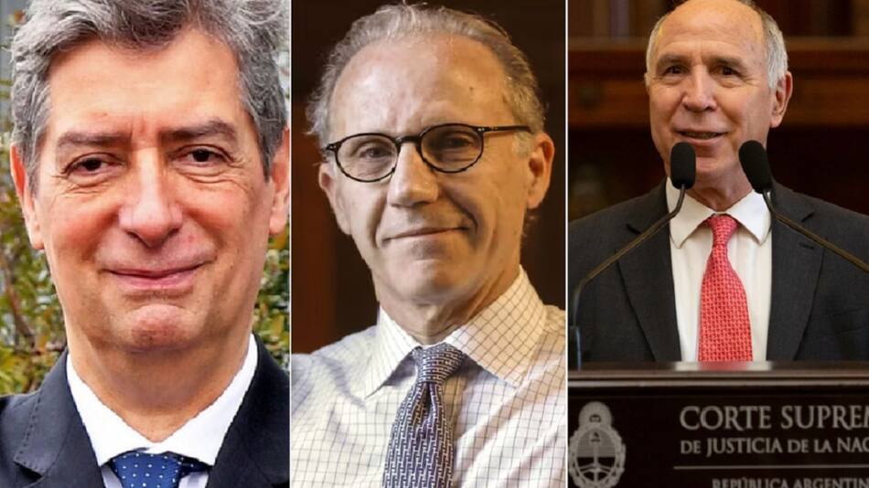 Rosatti, Rosenkrantz y Lorenzetti, los tres miembros que tiene hoy la Corte Suprema