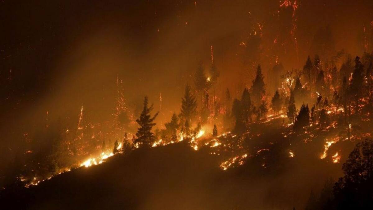Incendios en la Patagonia, Chubut, NA