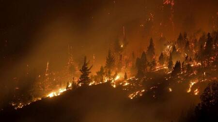 Incendios en la Patagonia, Chubut, NA
