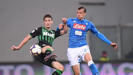 Serie A, Sassuolo vs. Nápoli, fútbol, deportes, Reuters