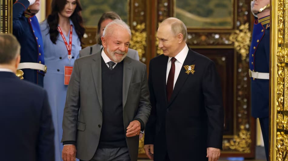 Lula da Silva y Vladimir Putin