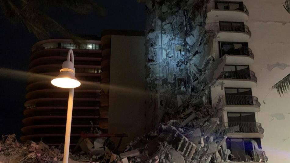 Derrumbe en Miami, EFE