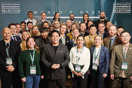 Los sommeliers que participaron del evento. Foto: World Best Sommeliers Selection.