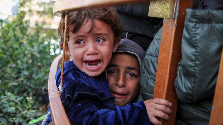 Sufrimiento de los palestinos en Gaza. Foto: Reuters.