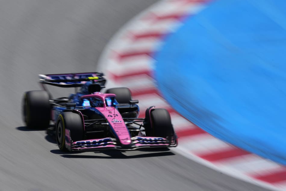 Franco Colapinto en el Gran Premio de España. Foto: EFE.