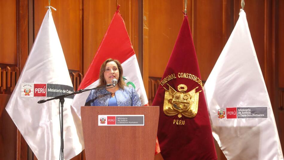 Dina Boluarte, Perú. Foto: EFE