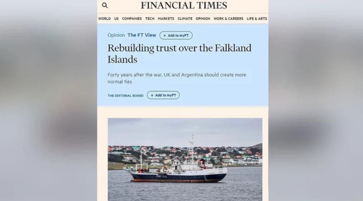 Artículo Financial Times sobre Malvinas