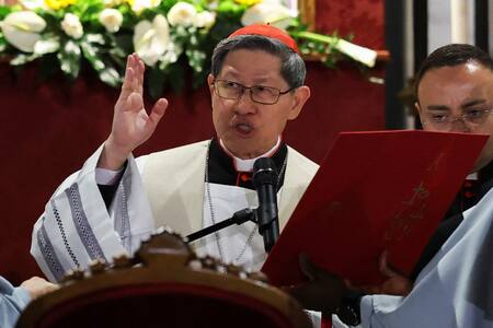 El cardenal filipino Luis Antonio Tagle, considerado como el "Francisco filipino". Foto: Reuters/Hannah McKay.