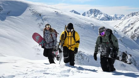 Jenny Somweber, Fer Natalucci e Iñaki Odriozola - Snowboard