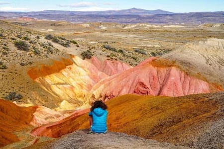 Cañadón Río Pinturas, Santa Cruz, Patagonia. Foto NA