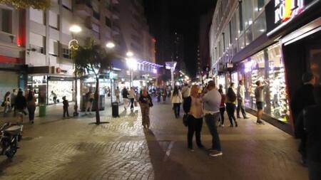 Peatonal San Martín de Mar del Plata. Foto: NA.