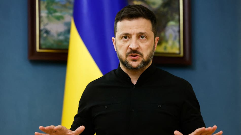 Volodímir Zelenski, presidente de Ucrania. Foto: Reuters/Thomas Peter.