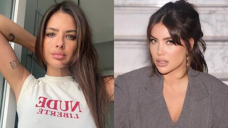 China Suárez y Wanda Nara. Fotos: Instagram.