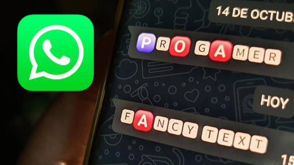 Whatsapp las nuevas letras rojas