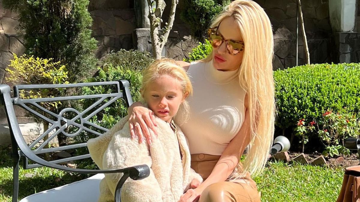 Luciana Salazar junto a su hija. Foto: Instagram.
