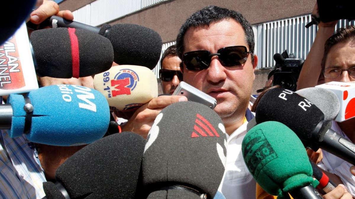 Mino Raiola. Foto: REUTERS.