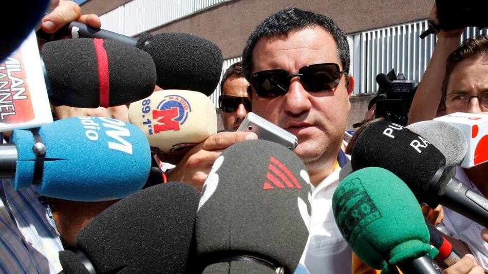 Mino Raiola. Foto: REUTERS.