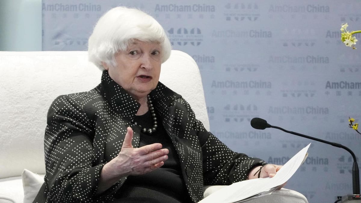 Janet Yellen, secretaria del Tesoro de Estados Unidos. Foto: EFE.