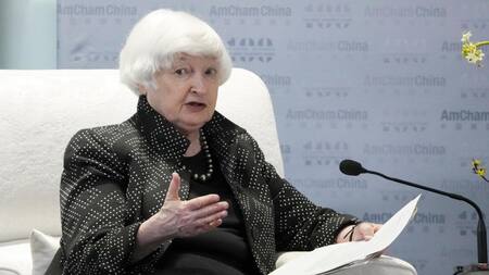 Janet Yellen, secretaria del Tesoro de Estados Unidos. Foto: EFE.