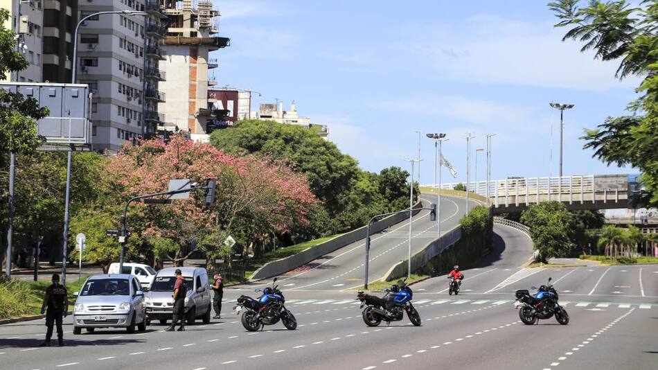Controles en los accesos a la Ciudad por la cuarentena, AGENCIA NA