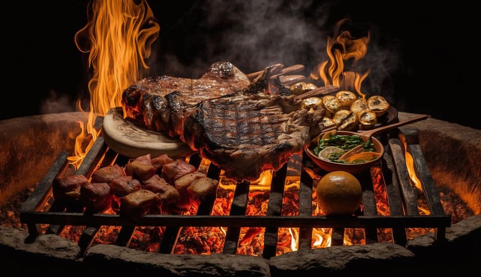 Asado; carne; parrilla. Foto: Freepik.