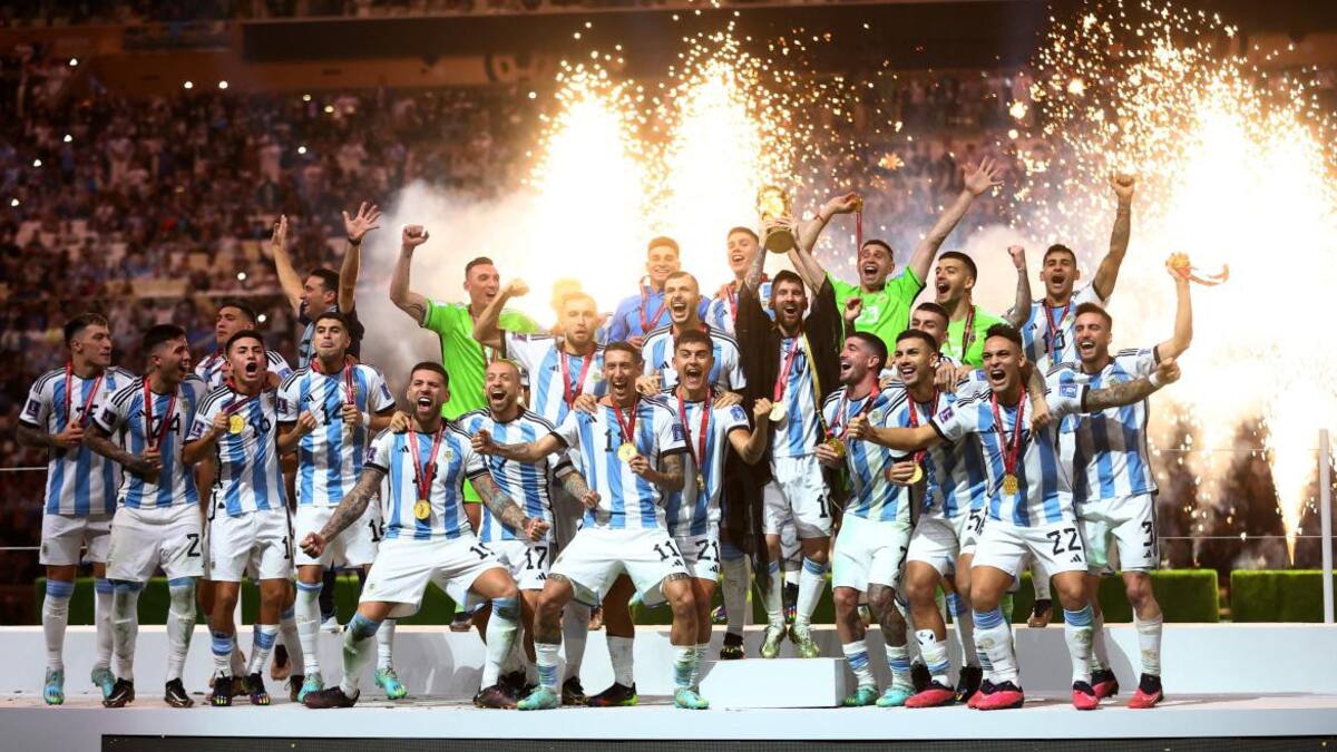Argentina campeón del Mundial de Qatar 2022. Foto: REUTERS.
