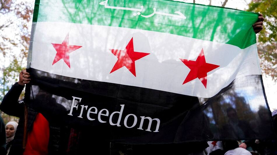 Reclamo de libertad en Siria. Foto: Reuters.