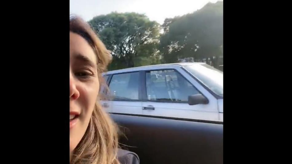 Tiktok del auto fantasma. Foto: tiktok.com/@.dawsonk