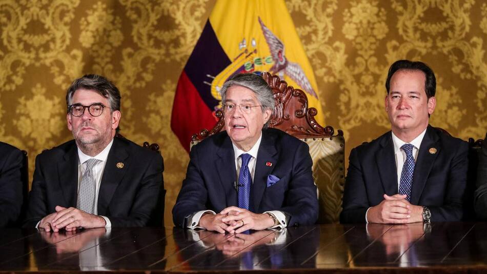 Guillermo Lasso; Asamblea Nacional de Ecuador. Foto: Reuters.