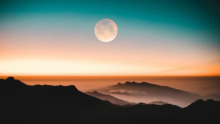 Luna llena. Foto: Unsplash
