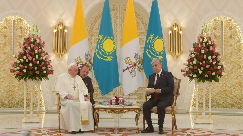 El papa en Kazajistán_Reuters