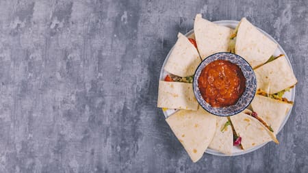 Quesadilla, comida. Foto: Freepik