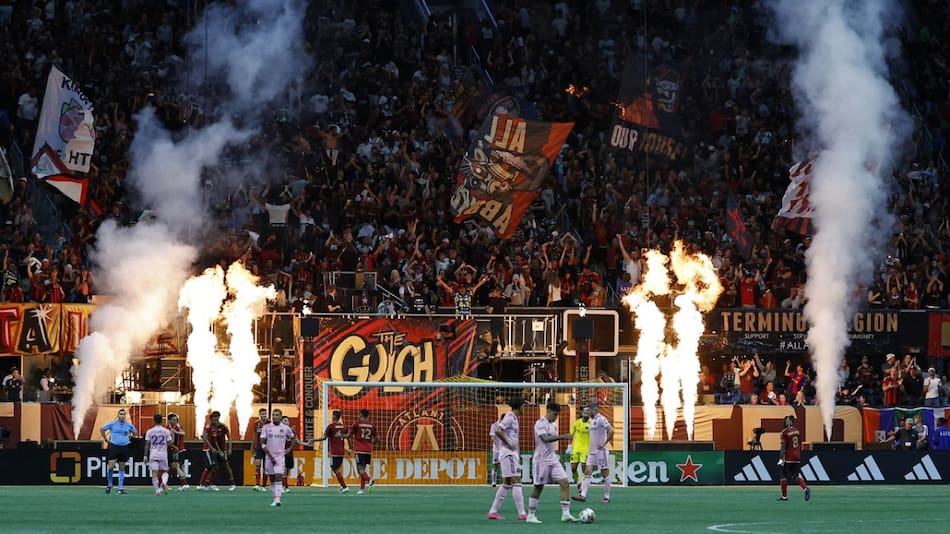 Atlanta United vapuleó a Inter Miami en condición de local. Foto: Reuters.