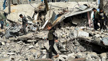 Gaza durante el conflicto con Israel. Foto: REUTERS.