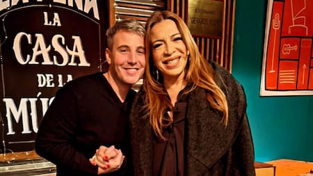 Lizy Tagliani y Sebastián Nebot. Foto: Instagram.