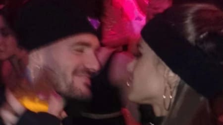 Tini y De Paul. Foto: Instagram.