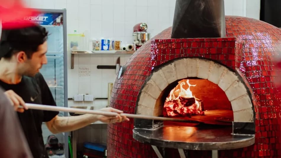 Pizza al horno de leña. Foto: Instagram @lacasablancadehabana