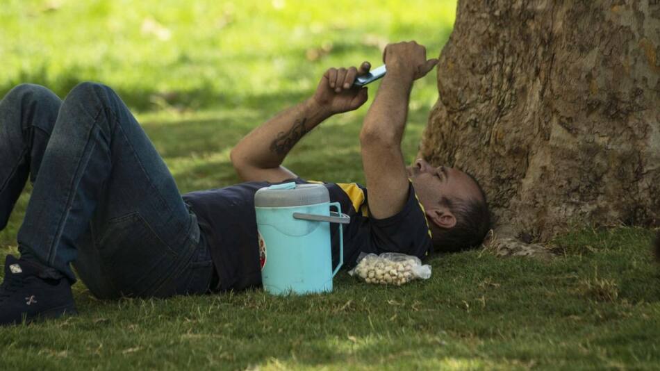 Se esperan jornadas calurosas en la Ciudad de Buenos Aires en los próximos días. Foto: Télam.