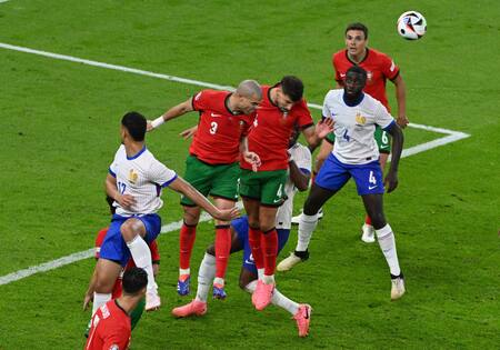 Francia vs Portugal, Eurocopa. Foto: Reuters