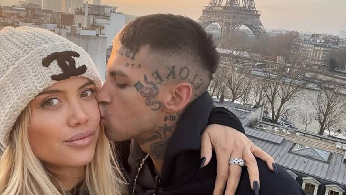 Wanda Nara y L-Gante. Foto: Instagram/lgante_keloke