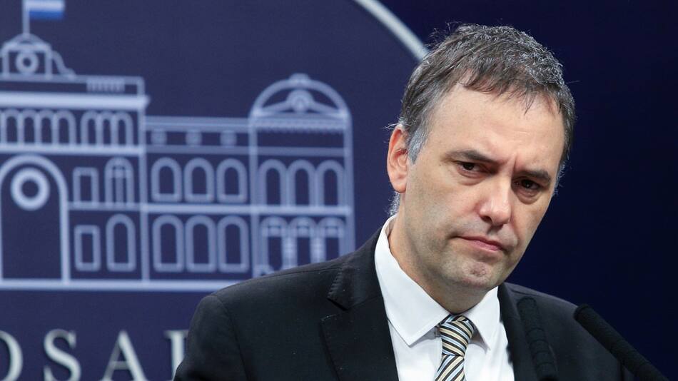Manuel Adorni, portavoz presidencial de Argentina. Foto: NA.