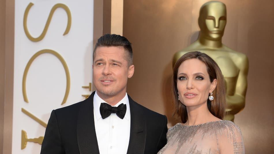 Brad Pitt y Angelina Jolie. Foto: NA.