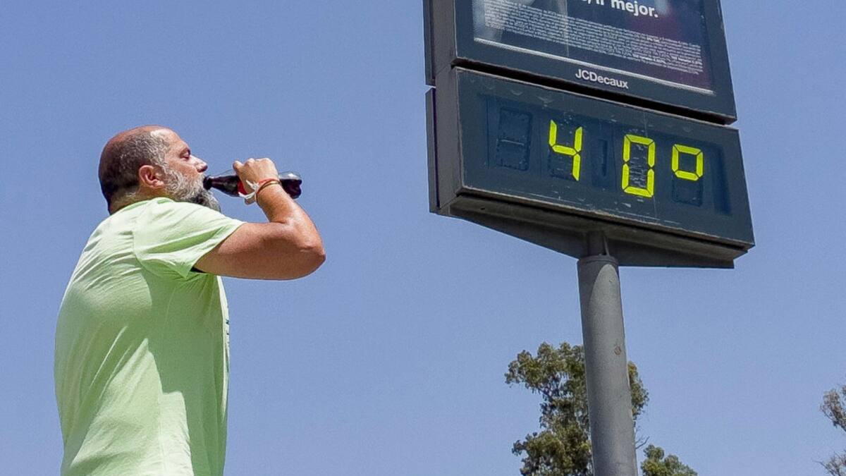 Ola de calor en España. Foto: EFE.