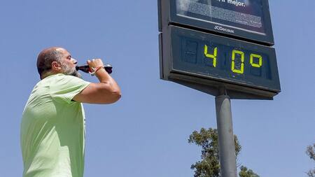 Ola de calor en España. Foto: EFE.