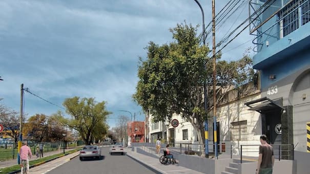 Cambian las calles de La Boca: realizan obras en tramos claves para mejorar la accesibilidad y que sean más fáciles de caminar