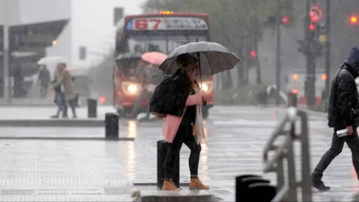 Cuando vuelven las lluvias en el AMBA. Foto NA.
