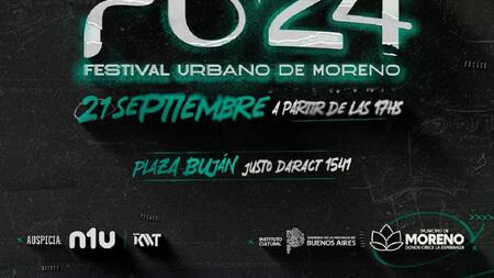 Vuelve el FU Moreno, el Festival Urbano más grande del Oeste.